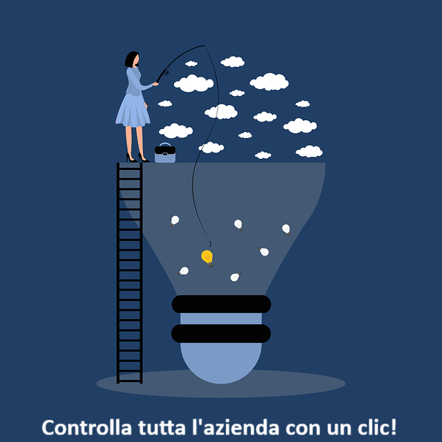 Imprenditrice che gestisce la propria azienda digitalizzata online